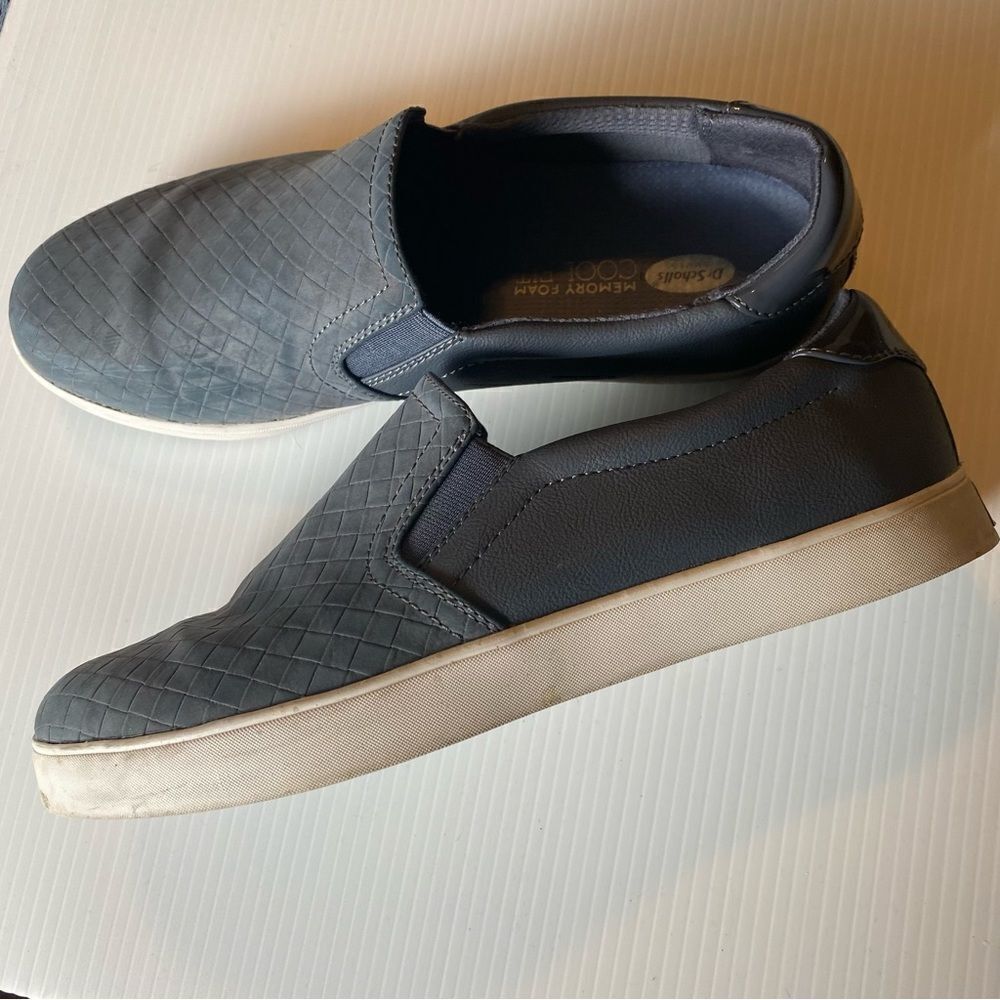 Dr Scholl’s Madison Slip On Sneakers Womens 9 Gray Comfort Walking Casual Shoes - Picture 5 of 10
